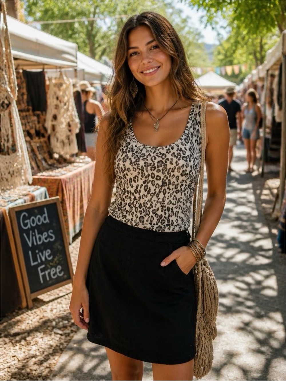 Free People Black Retro Velvet Mini Skirt